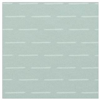 Minimalist Subtle Lines on Pastel Gray Turquoise Fabric