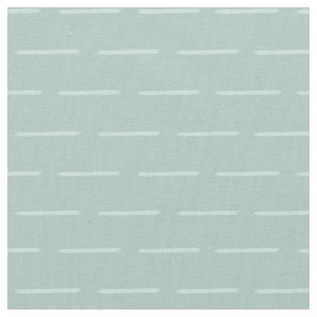 Minimalist Subtle Lines on Pastel Gray Turquoise Fabric (Close Up)