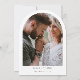 Minimalist Summer Beach Destination Wedding Invitation