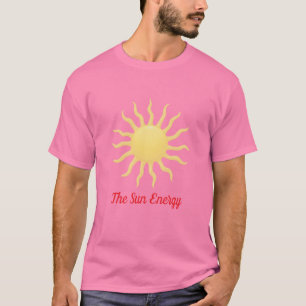 Minimalist Sunburst – Radiant Energy and Warmth T-Shirt