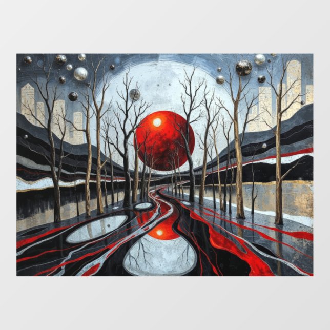 Minimalist Sunset Landscape art (Sheet)