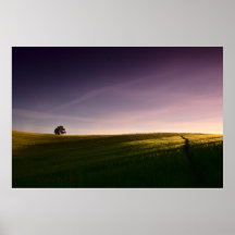 Minimalist Sunset (Old Linslade 9111)  Poster