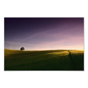 Minimalist Sunset (Old Linslade 9111) Poster