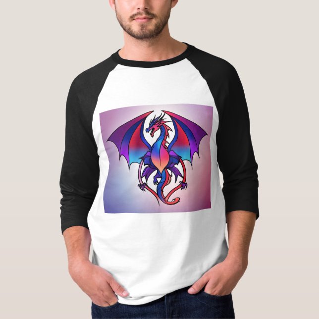 Minimalist Symmetrical Dragon Logo T-Shirt – Moder (Front)