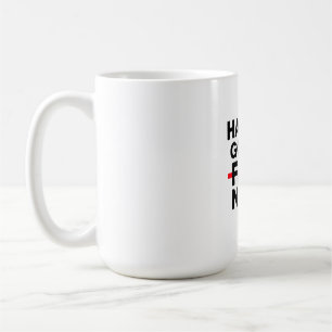 Minimalist T-Shirt Design with "Haters Gonna Fake Coffee Mug