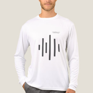Minimalist T-Shirt. Quiet Signal — VANEISAGE™ Tri-Blend Shirt