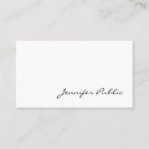 Minimalist Tasteful Modern Professional Clean Business Card