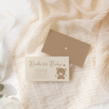 Minimalist Teddy Bear Baby Shower Books For Baby