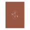 Minimalist Terracotta Burnt Orange Boho Wedding