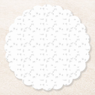 Minimalist Terrazzo Modern Paper Coasters