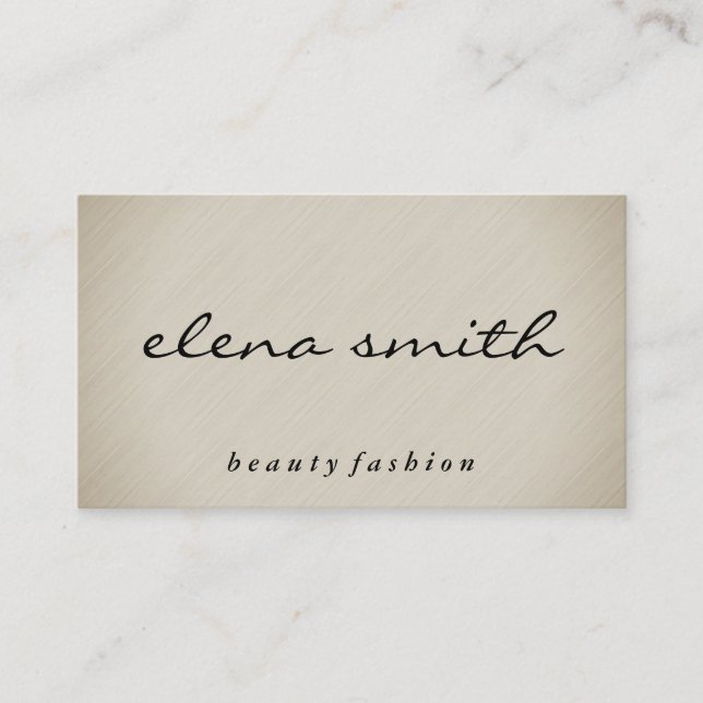 Minimalist Texture Business Card (Front)