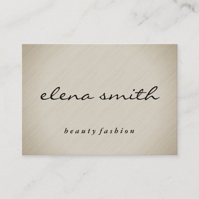 Minimalist Texture Business Card (Front)