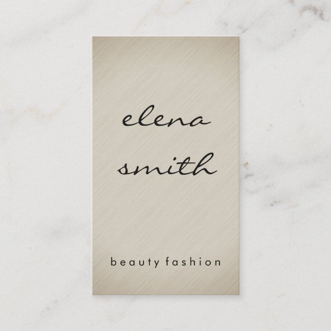 Minimalist Texture Business Card (Front)