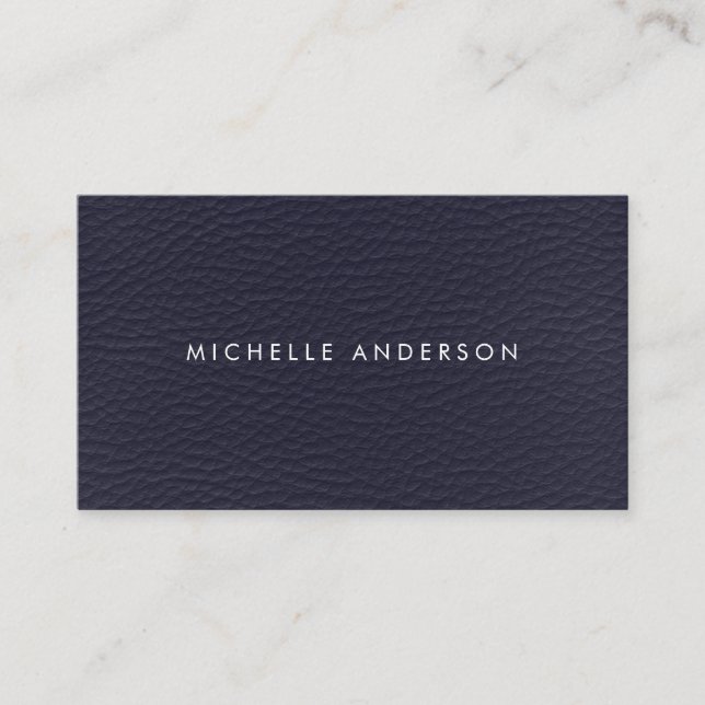 Minimalist Texture Business Card (Front)