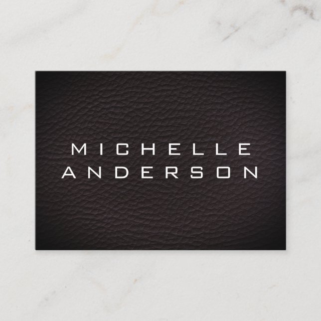 Minimalist Texture Business Card (Front)