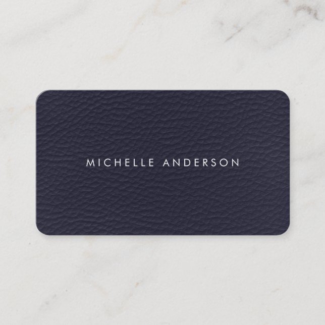 Minimalist Texture Business Card (Front)