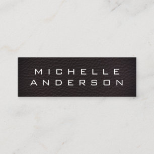 Minimalist Texture Mini Business Card