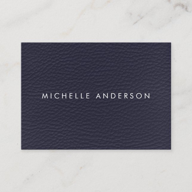 Minimalist Texture Print Business Card (Front)