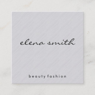 Minimalist Texture Square Business Card