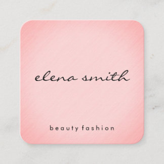 Minimalist Texture Square Business Card