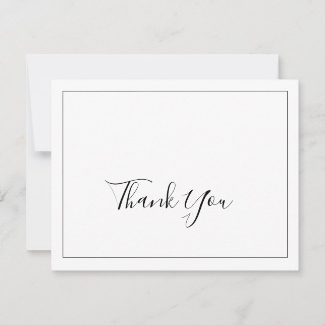 Minimalist Thank You Card (Front)