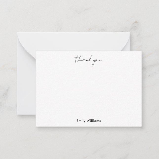 Minimalist Thank You Card (Front)
