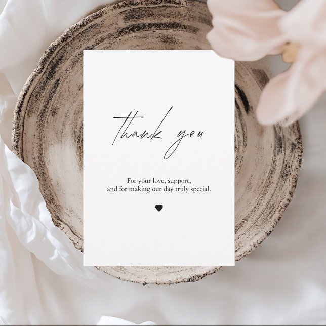 Minimalist Thank You Card (Creator Uploaded)