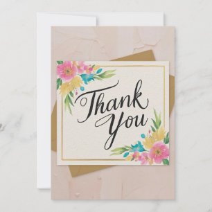 Minimalist Thank You Card