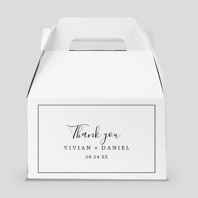 Minimalist Thank You Favour Box (Creator Uploaded)