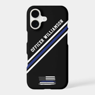 Minimalist Thin Blue Line Police Officer Custom