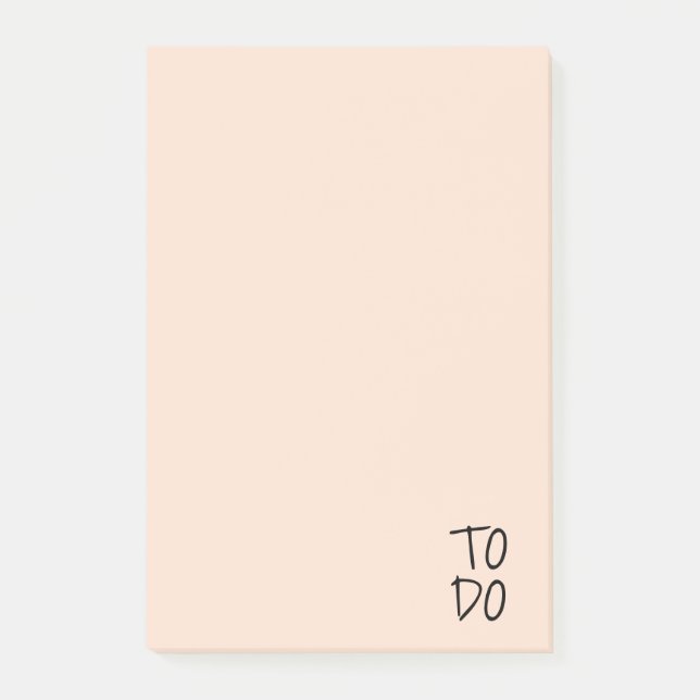 Minimalist To Do List Post-it Notes (Front)