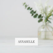 Minimalist trendy modern business cards (Standing Front)