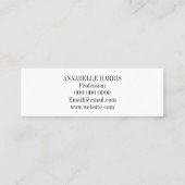 Minimalist trendy modern business cards (Back)