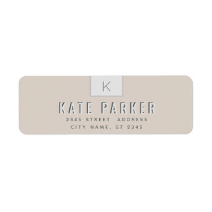 Minimalist trendy simple monogram