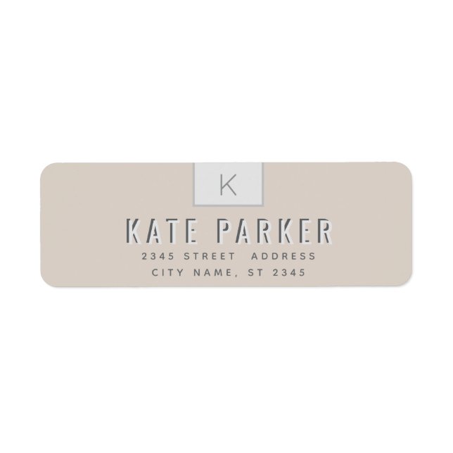 Minimalist trendy simple monogram (Front)