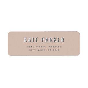 Minimalist trendy simple plain