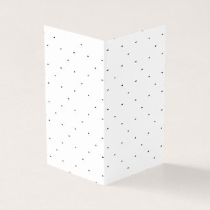Minimalist Triangle Pattern File Folder Set Business Card