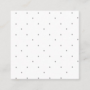 Minimalist Triangle Pattern File Folder Set Calling Card