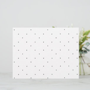 Minimalist Triangle Pattern File Folder Set Custom Letterhead