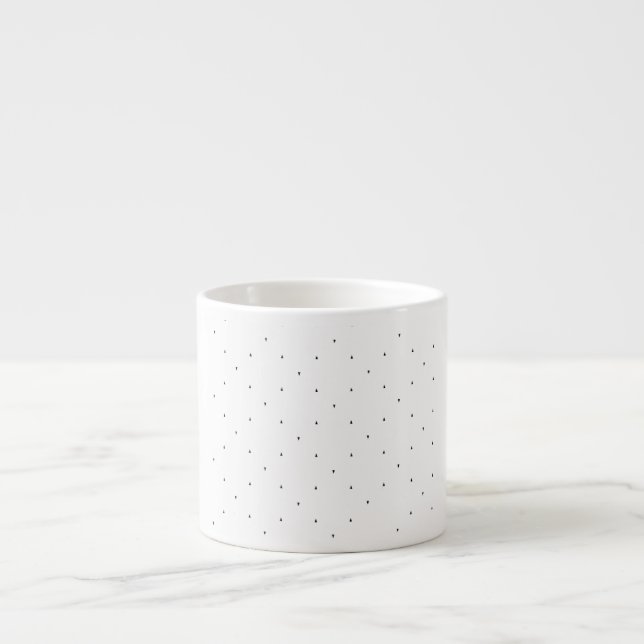 Minimalist Triangle Pattern File Folder Set Espresso Cup (Front)