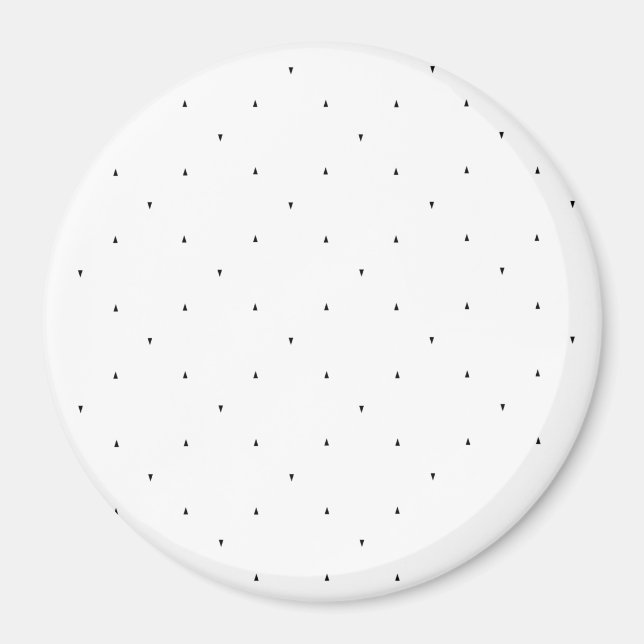 Minimalist Triangle Pattern File Folder Set Magnet (Front)
