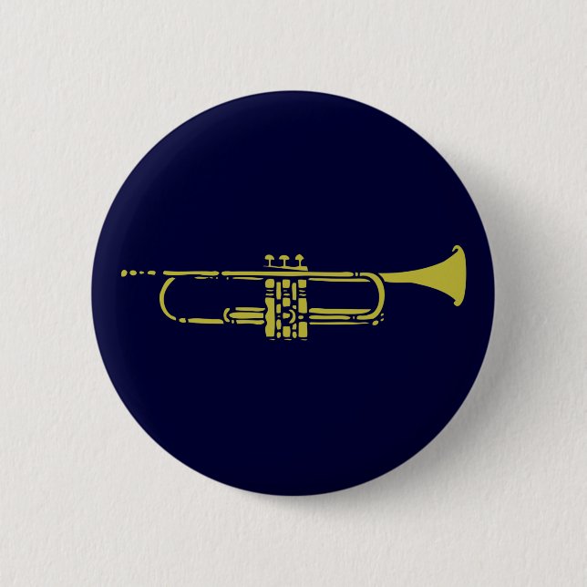 Minimalist Trumpet Button (Front)