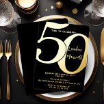 Minimalist Typography 50 50th Birthday Party<br><div class="desc">Simple,  minimalist and so sleek and elegant,  this "50" typography 50th Birthday Invitation is sure to please the most discerning of recipients.  For the party of the year,  there is no better way to say "Let's Celebrate!"</div>