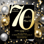 Minimalist Typography 70 70th Birthday Party<br><div class="desc">Simple,  minimalist and so sleek and elegant,  this "70" typography 70th Birthday Invitation is sure to please the most discerning of recipients.  For the party of the year,  there is no better way to say "Let's Celebrate!"</div>