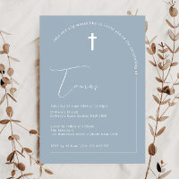 Minimalist Typography arch blue arch baptism