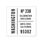 Minimalist Typography Family Name & Return Address