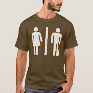 Minimalist Universal Gender Symbols Graphic T-Shirt