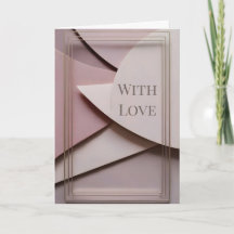 Minimalist Valentine Greeting Card