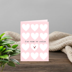 Minimalist Valentine’s Day card