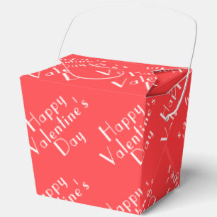 Minimalist Valentine’s Day Love Themed Take Out Favour Box